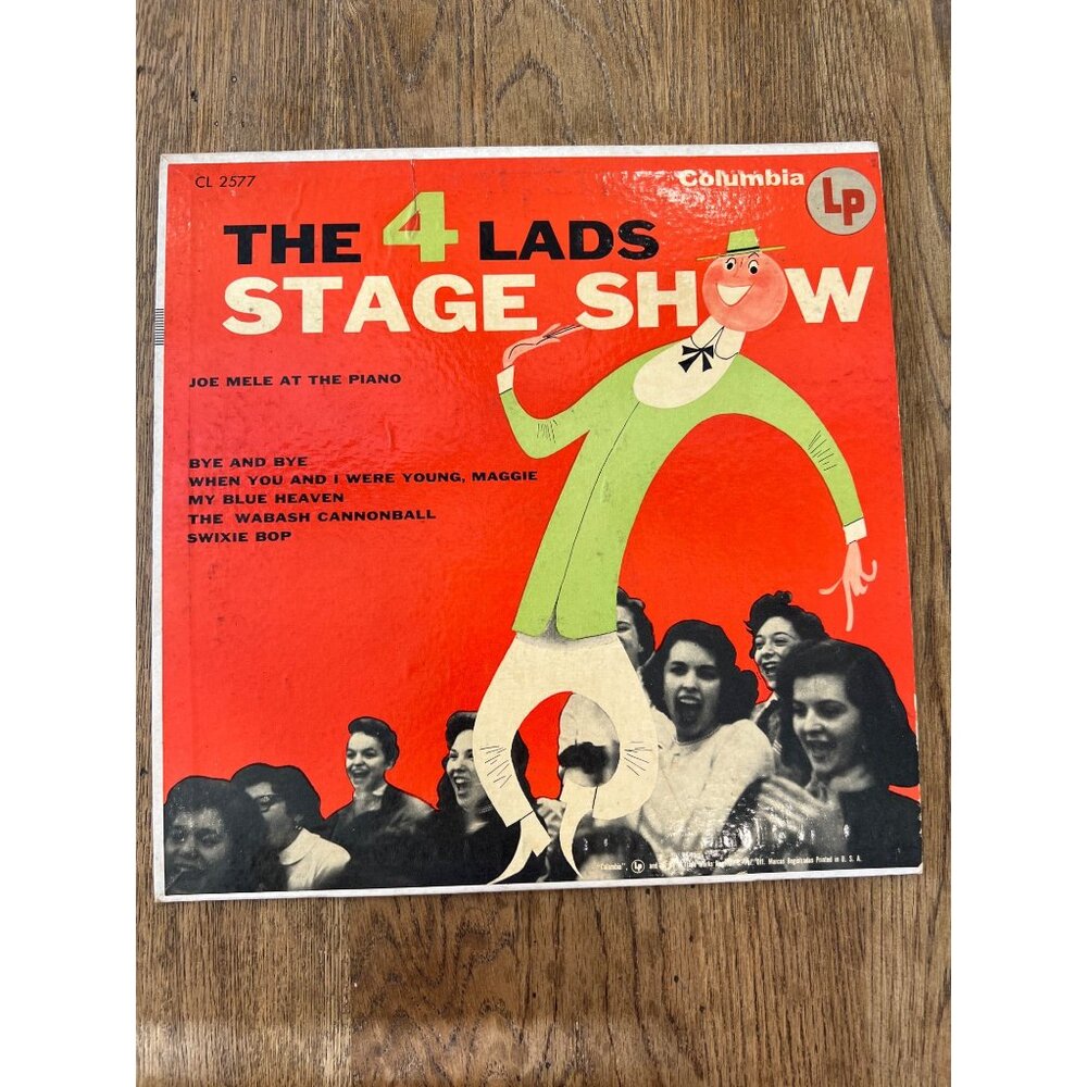 The Four Lads Stage Show Vinyl 10" Record CL 2577 By Joe Mele At The Piano Album - Picture 1 of 5